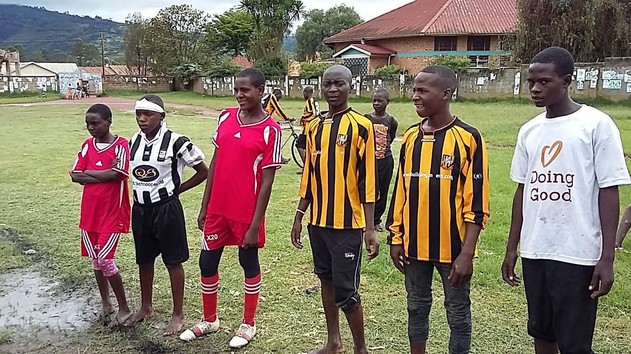 Amasiko streer children football team
