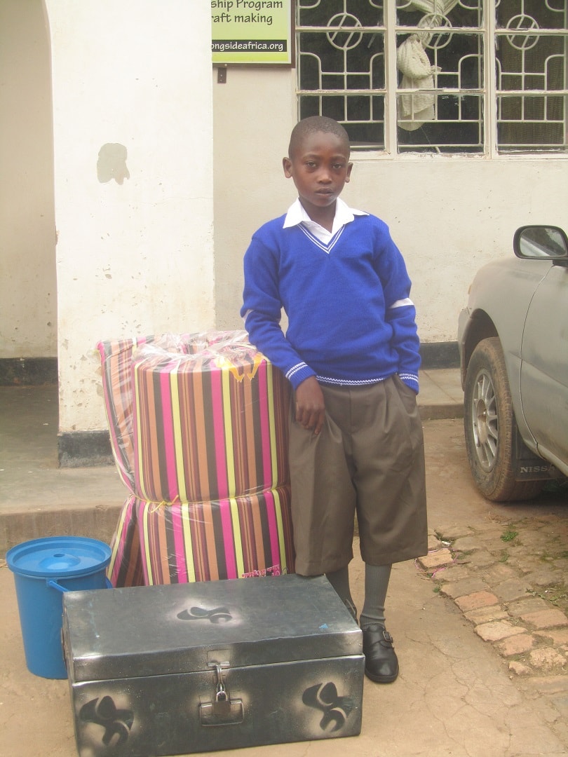 Street child Peter give a chance for a primary education
